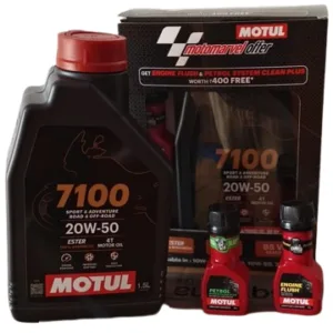 Engine Oil 7100  20 W50 (Duke and RC 200 ) Oil Flush + Fuel Flush 