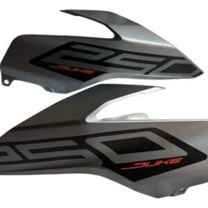 Duke 250 Tank Cover Silver RH + LH